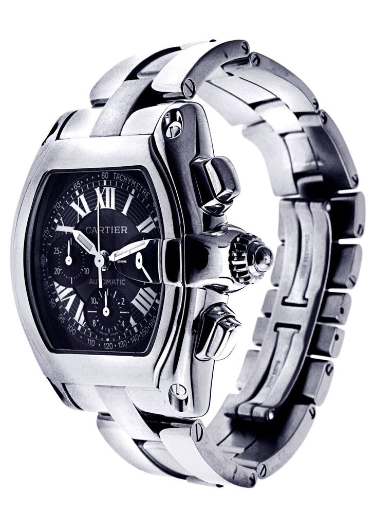 Cartier Roadster | Stainless Steel | 48 Mm High End Watch FrostNYC 