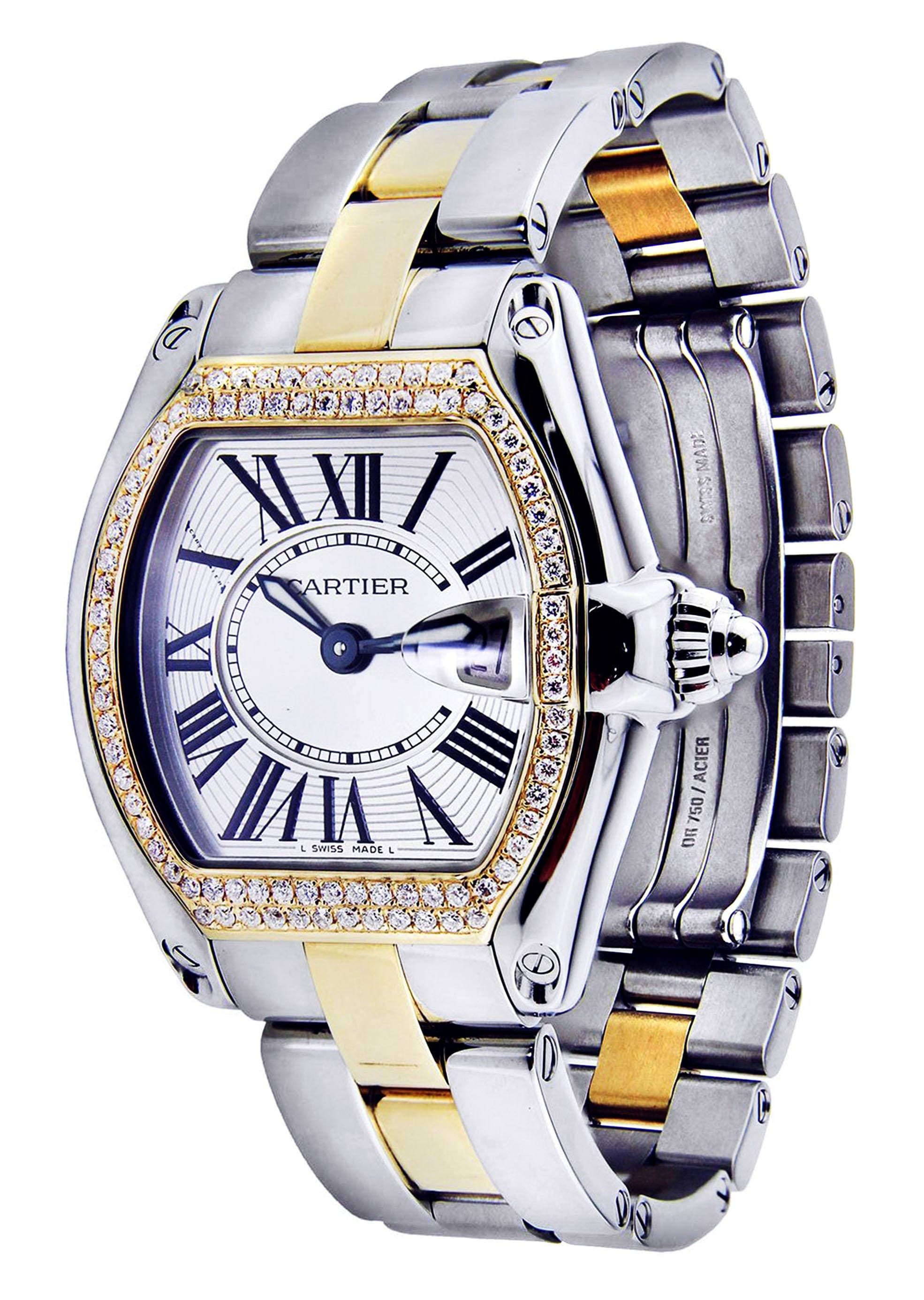 Cartier Roadsterレディース Cartier Roadster W62016V3 Stainless Steel Ladies Watch – Phigora