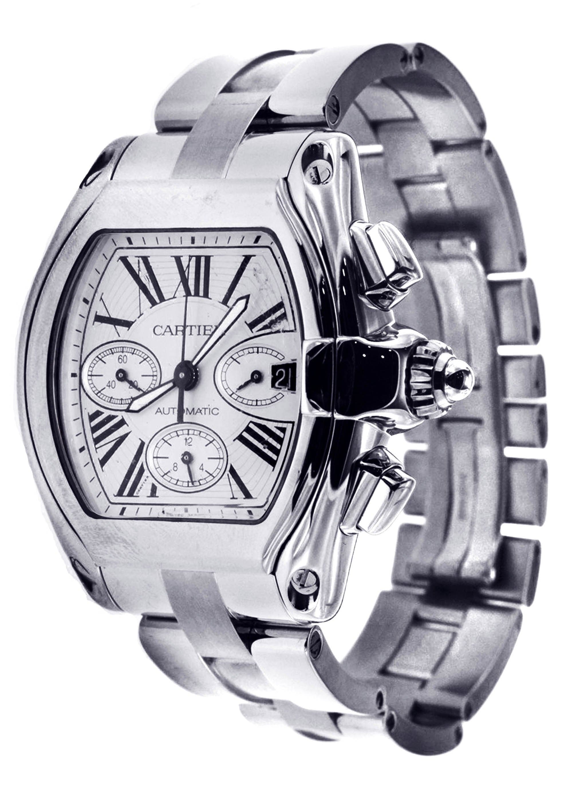 Cartier Roadster XL | Stainless Steel | 48 Mm