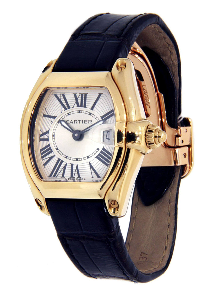 Cartier Roadster Watch For Women | 18K Yellow Gold Women High Watch FrostNYC 