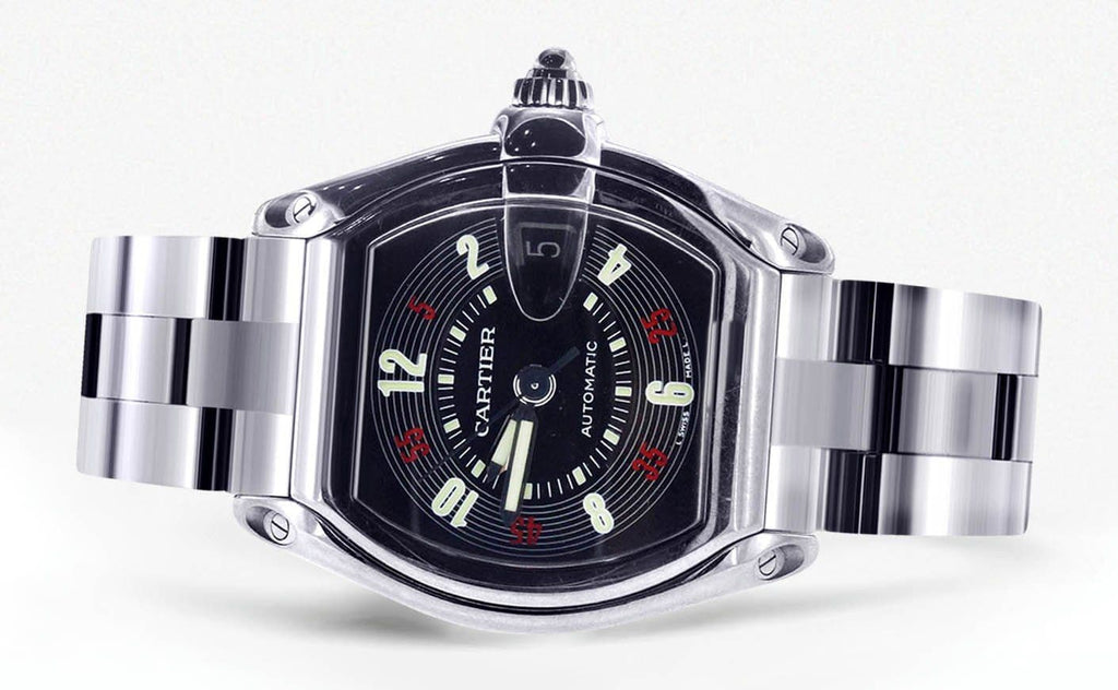 Cartier Roadster | Stainless Steel High End Watch FrostNYC 