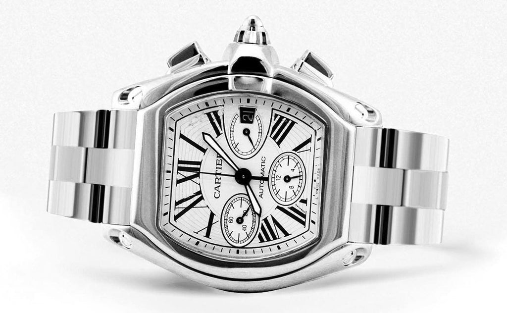 Cartier Roadster XL | Stainless Steel | 48 Mm High End Watch FrostNYC 