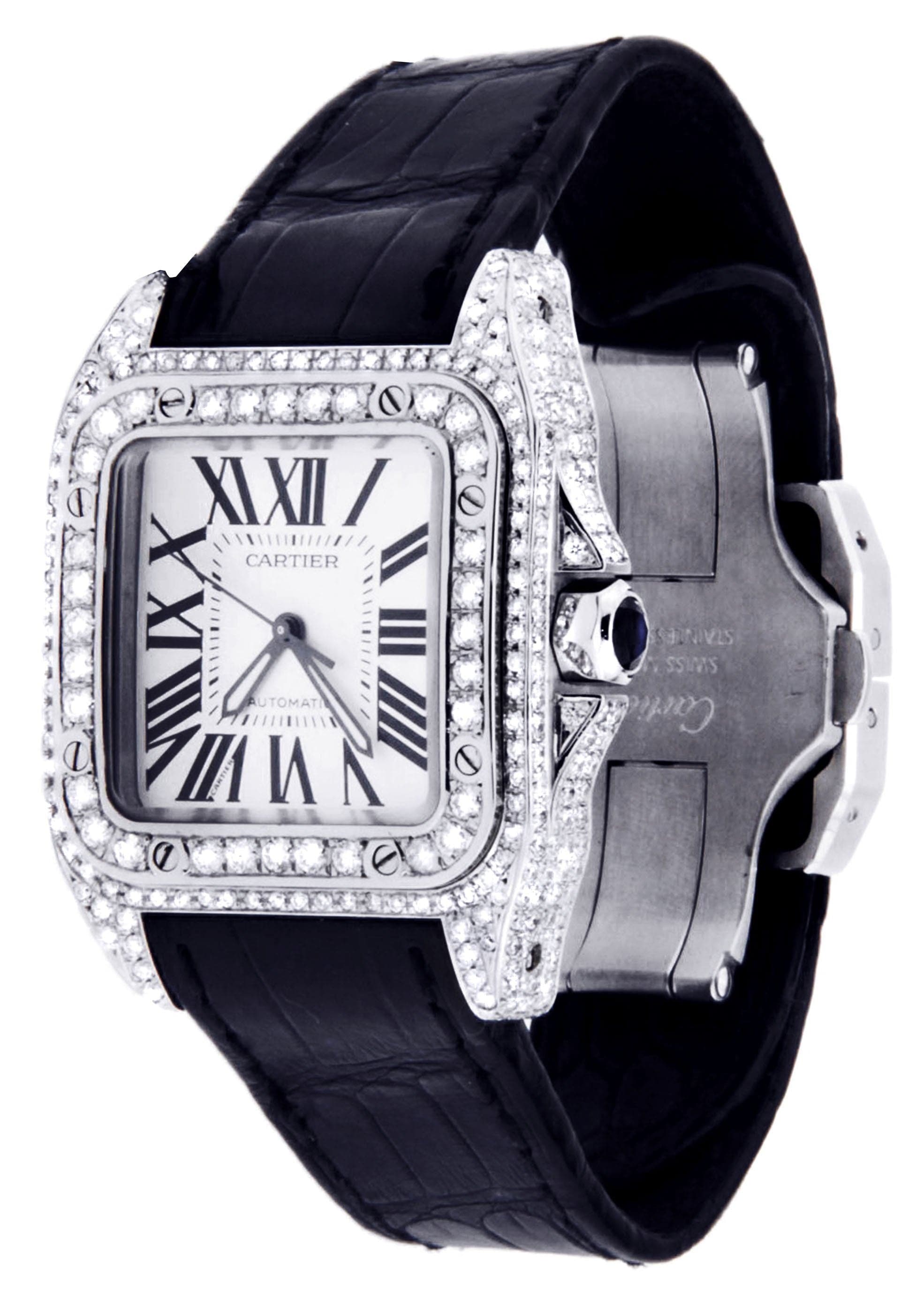 Diamante Cartier Santos Mujer Precio Diamond Cartier Santos 100