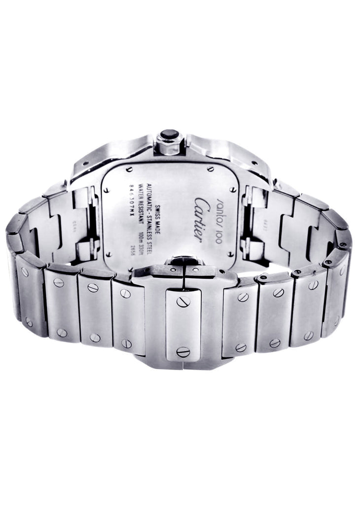 Cartier Santos 100 | Stainless Steel | 38 Mm High End Watch FrostNYC 