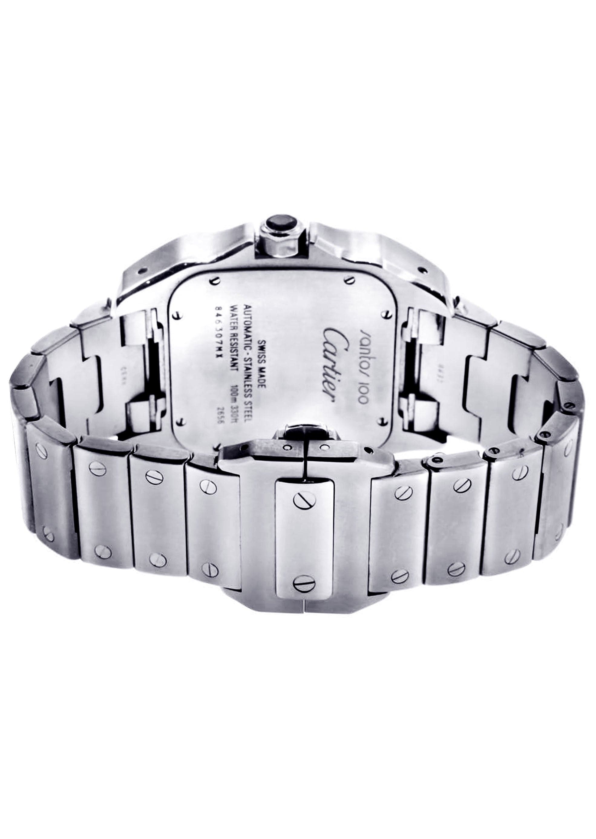 Cartier Santos 100 Stainless Steel 38 Mm