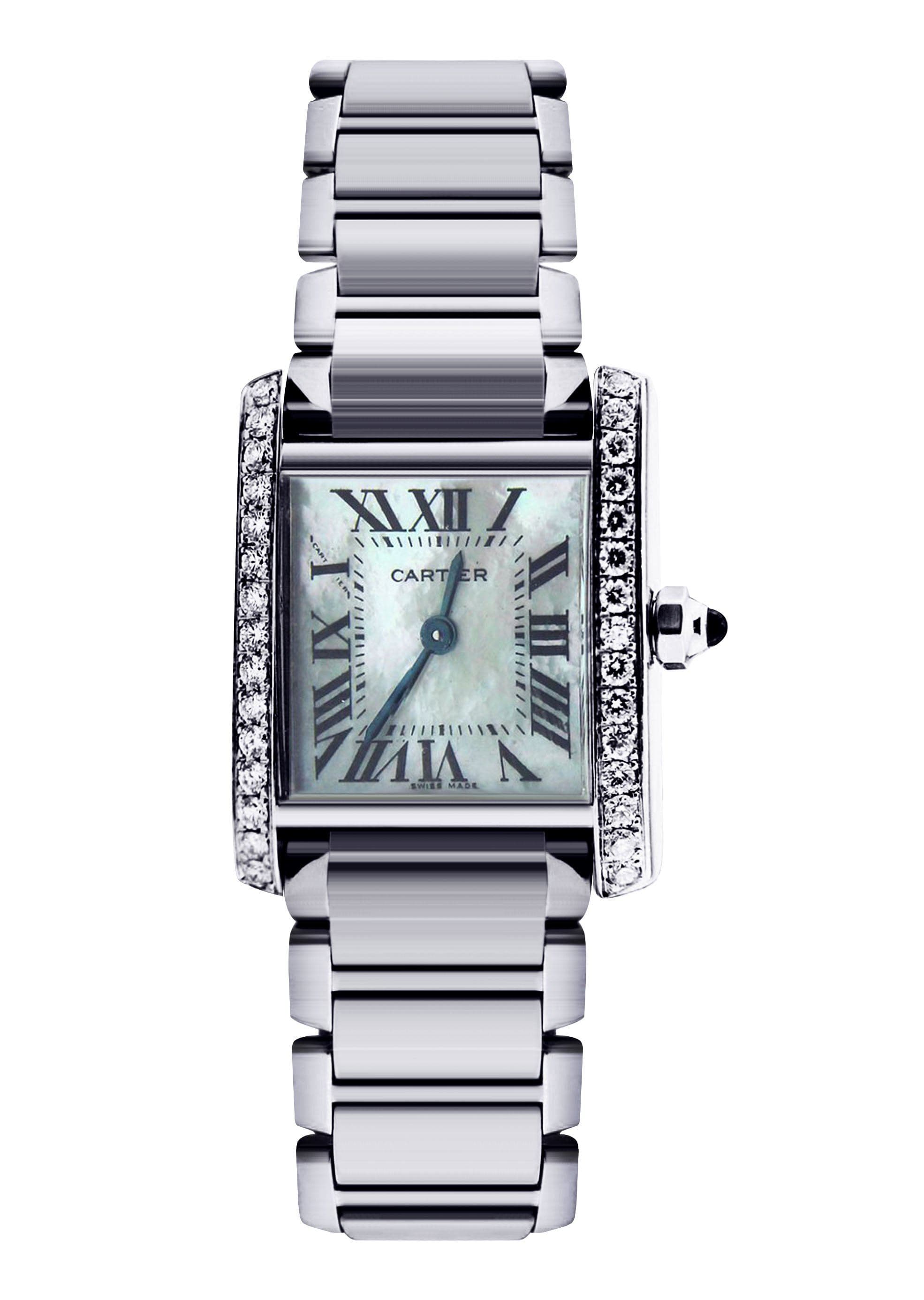 Reloj Cartier Tank Francaise para Mujeres Acero Inoxidable 20 Mm