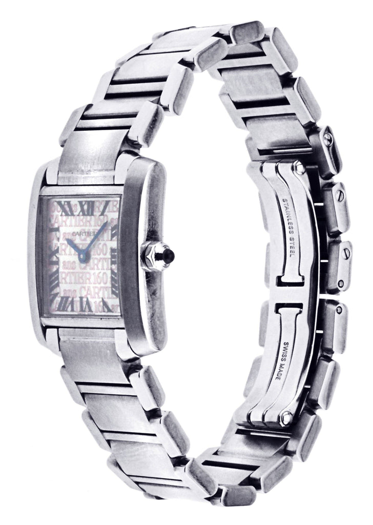 Cartier Tank Francaise Watch For Women | Stainless Steel Women High Watch FrostNYC 