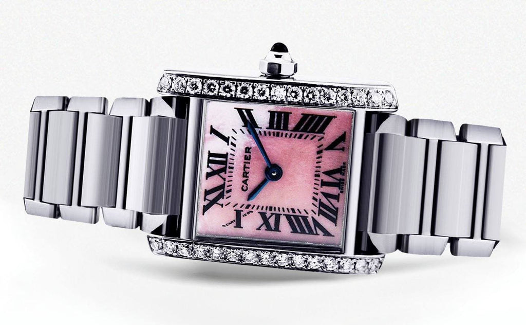 Cartier Tank Francaise Watch For Women | Stainless Steel | 20 Mm Women High Watch FrostNYC 