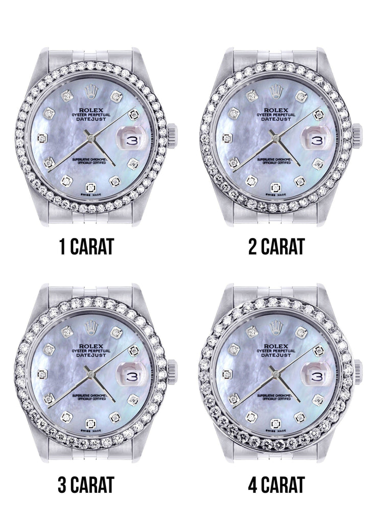 New Style | Hidden Clasp | 36Mm | Rolex Datejust Watch | Mother of Pearl Dial | Jubilee Band CUSTOM ROLEX MANUFACTURER 11 