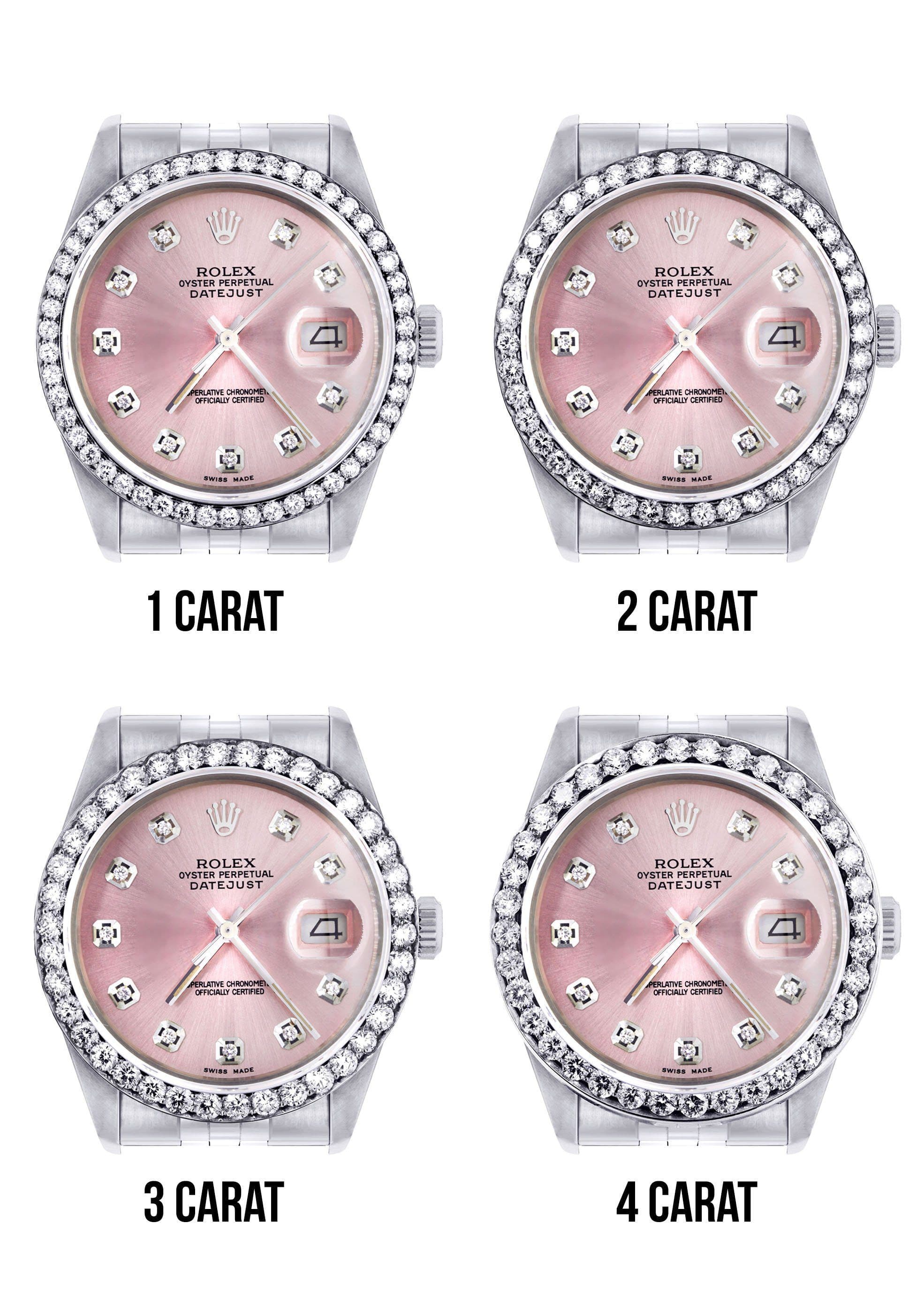 116200 | Hidden Clasp | Rolex Datejust Watch | 36Mm | Pink