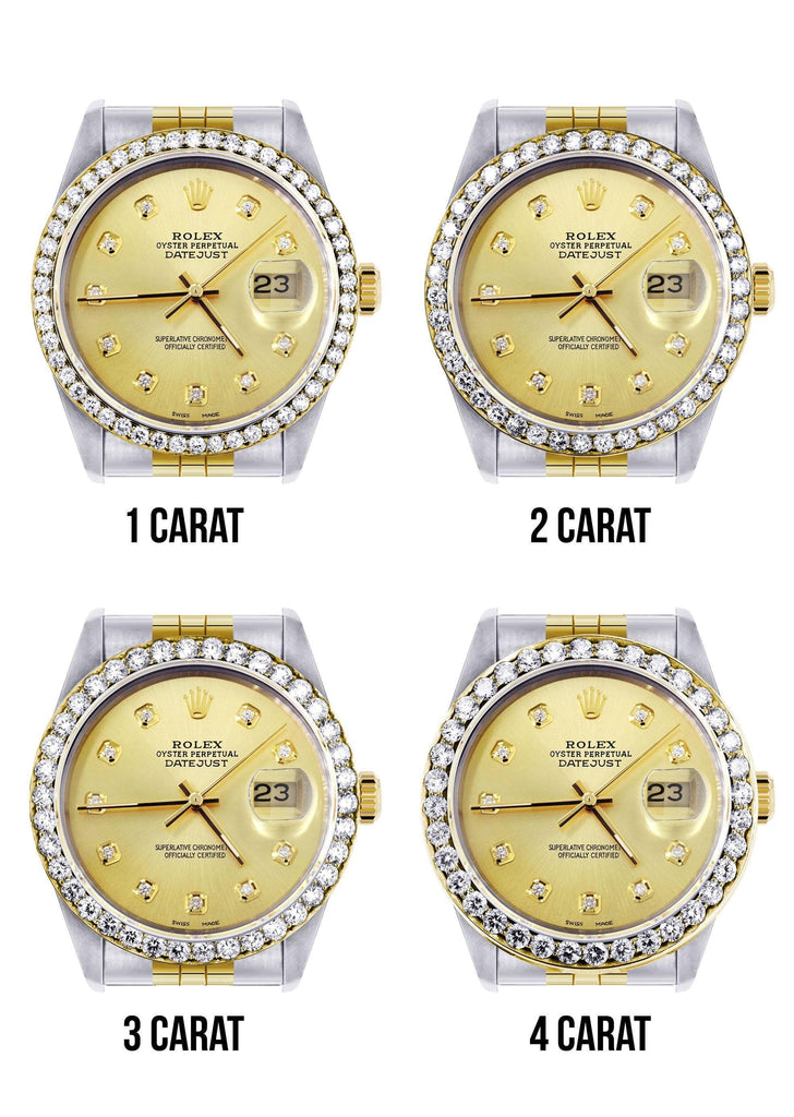 New Style | Hidden Clasp | Gold Rolex Datejust Watch | 36Mm | Gold Dial | Jubilee Band CUSTOM ROLEX MANUFACTURER 11 