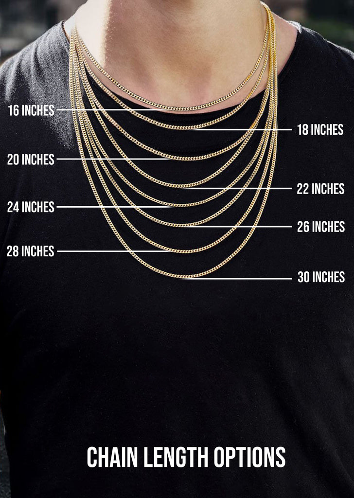 Silver Chain - Mens Gold Chain / Barrel Chain