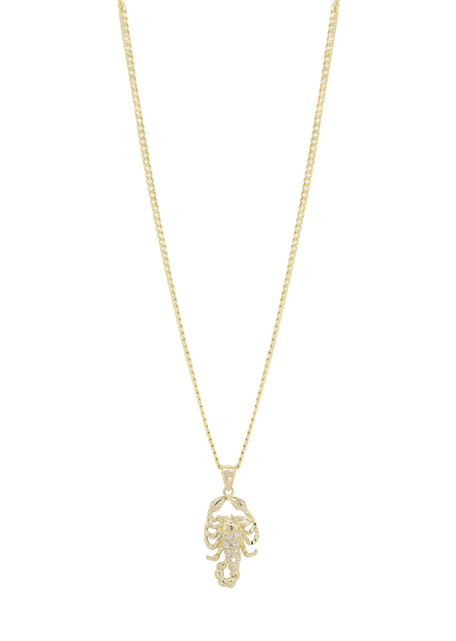 10K Yellow Gold Scorpio Necklace | Appx. 17.2 Grams