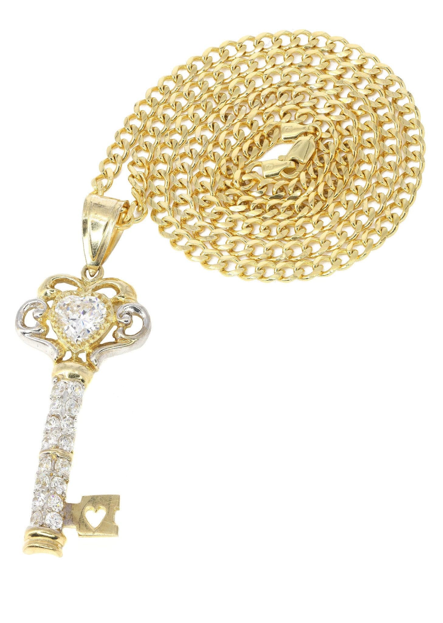 The Key Necklace - 10K Gold