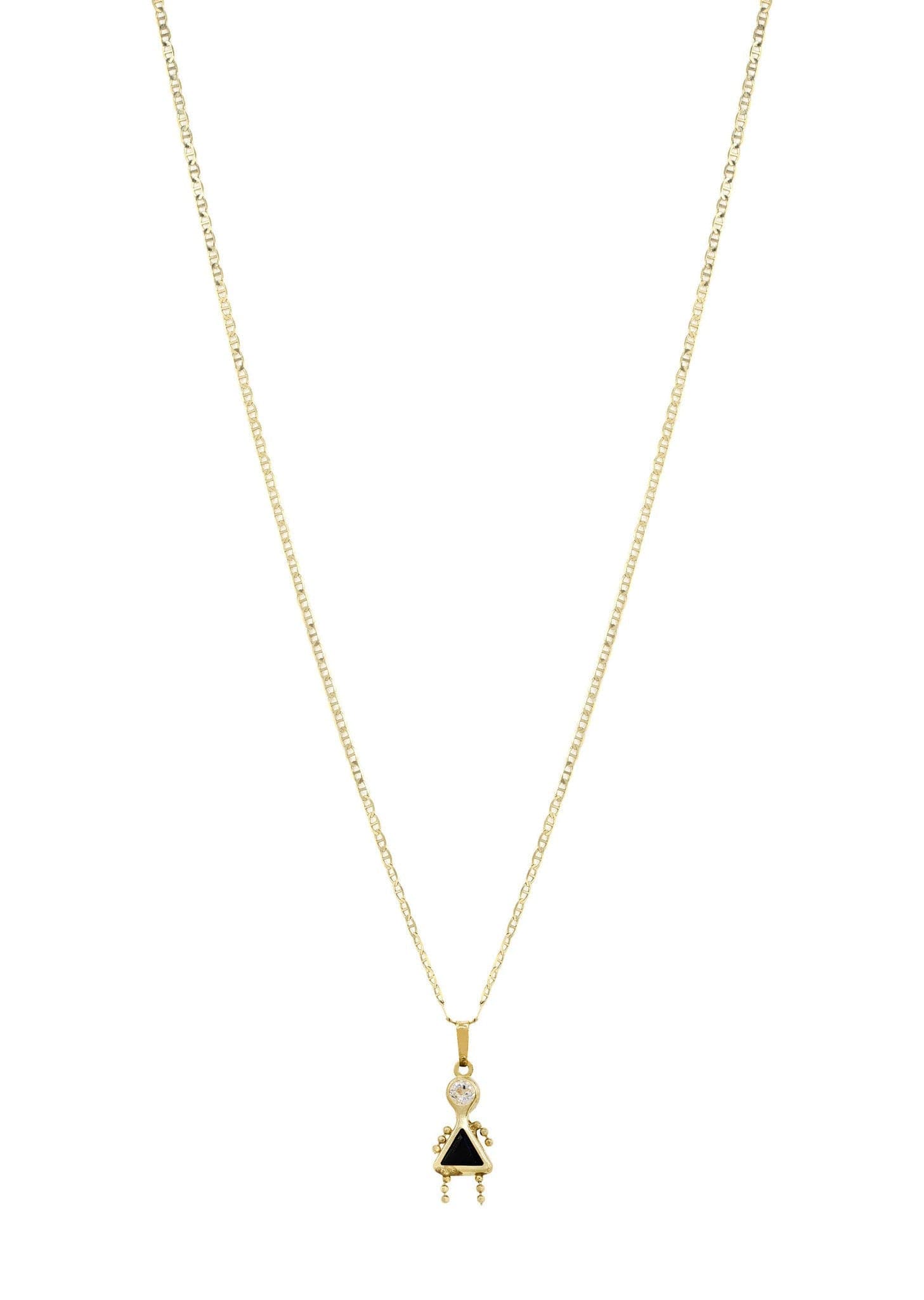 10K Yellow Gold Mariner Children Necklace | Appx. 3.2 Grams