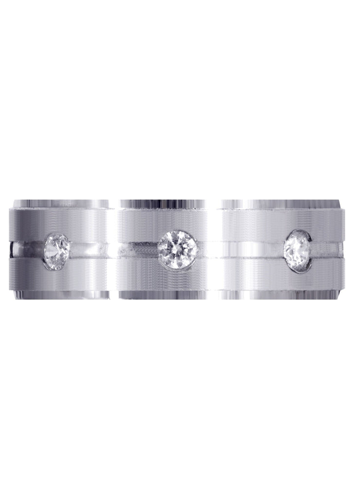 Classic Diamond Mens Wedding Band | 0.56 Carats (Amari) Wedding Band FROST 