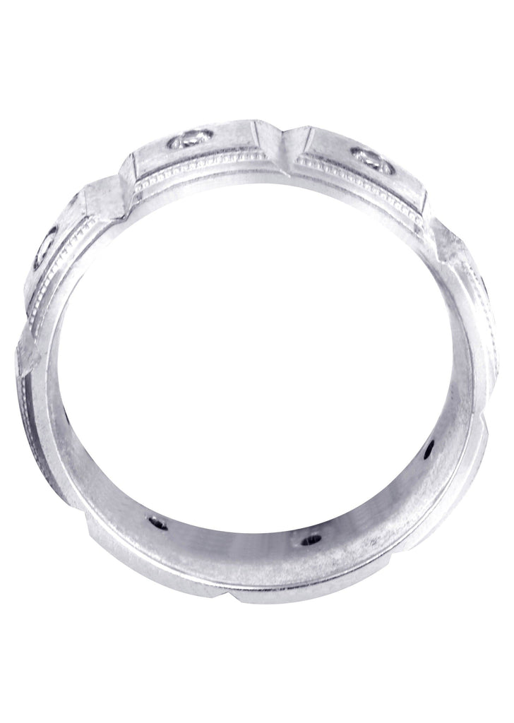 Diamond Mens Engagement Ring | 0.4 Carats | Satin Finish (Colt) Wedding Band FROST NYC 