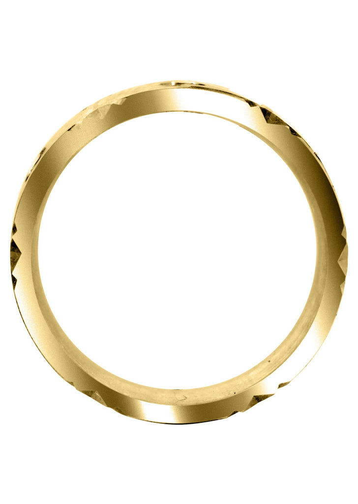 Yellow Gold Diamond Mens Wedding Band | 0.3 Carats (Colby) Yellow Wedding Band FROST NYC 