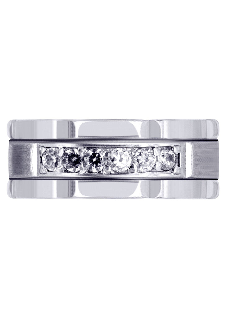 Diamond Mens Engagement Ring | 0.36 Carats | 0.36 Carats (Chandler) Wedding Band FROST NYC 