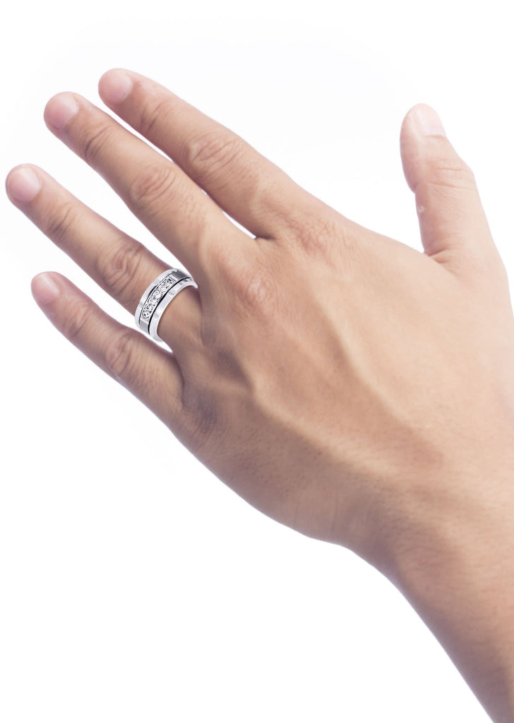 Diamond Mens Engagement Ring | 0.36 Carats | 0.36 Carats (Chandler) Wedding Band FROST NYC 