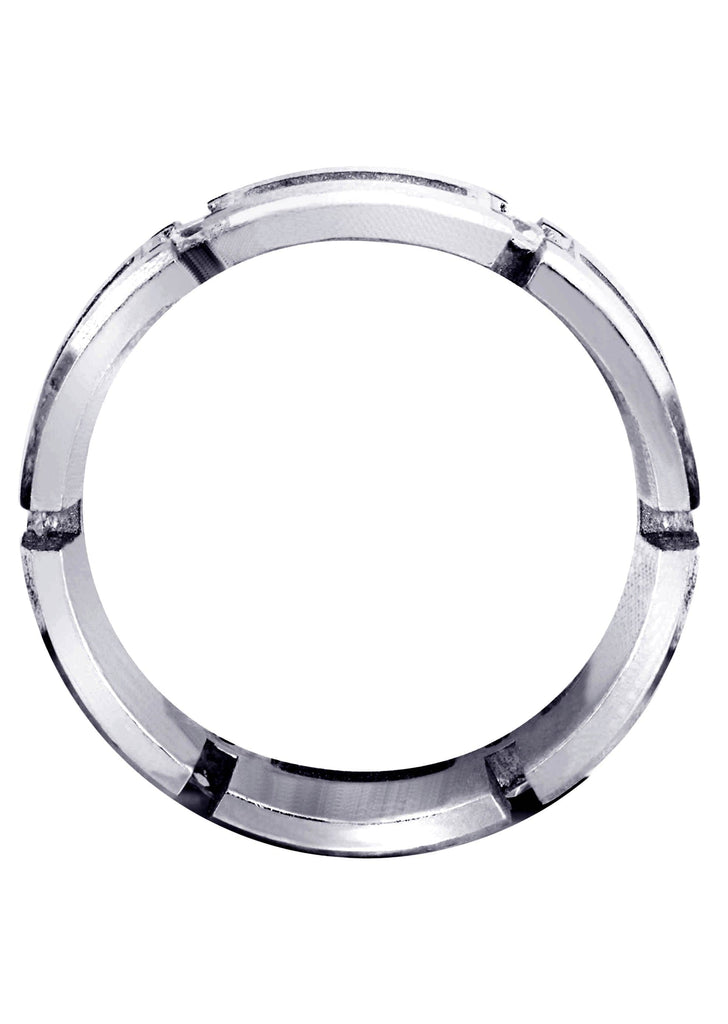 Diamond Mens Wedding Band | 0.3 Carats | Satin Finish (Skyler) Wedding Band FROST NYC 