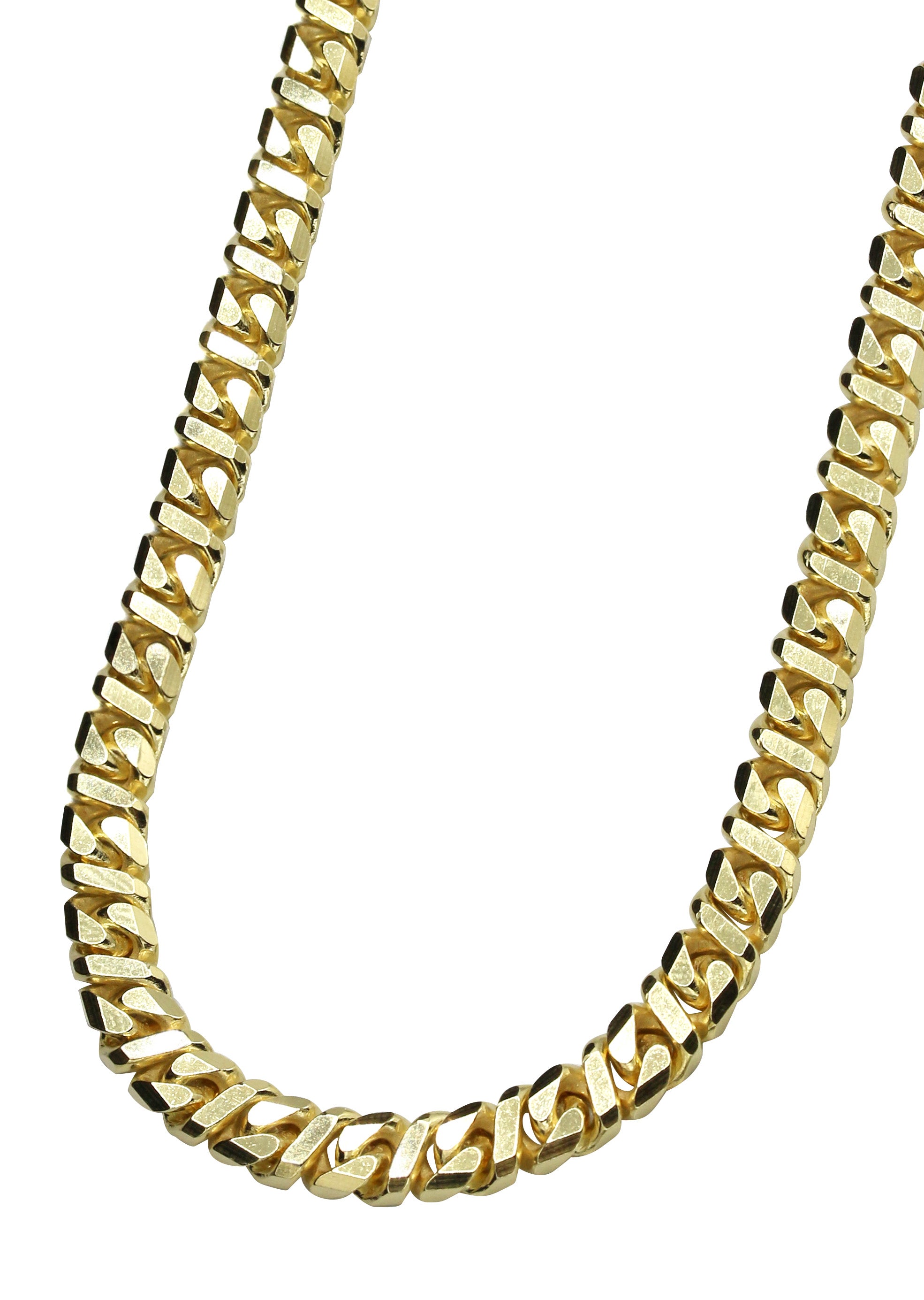 Silver Chain Mens Gold Chain Dollar Cuban Chain - Main Image