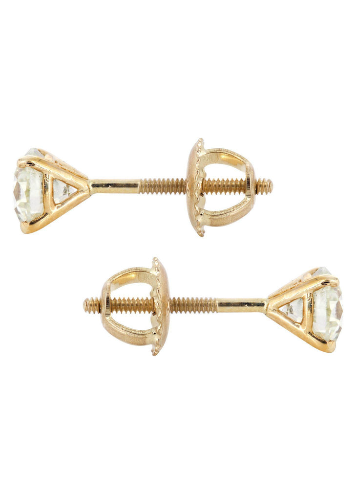 Round Diamond Stud Earrings | 1.6 Carats MEN'S EARRINGS FROST NYC 