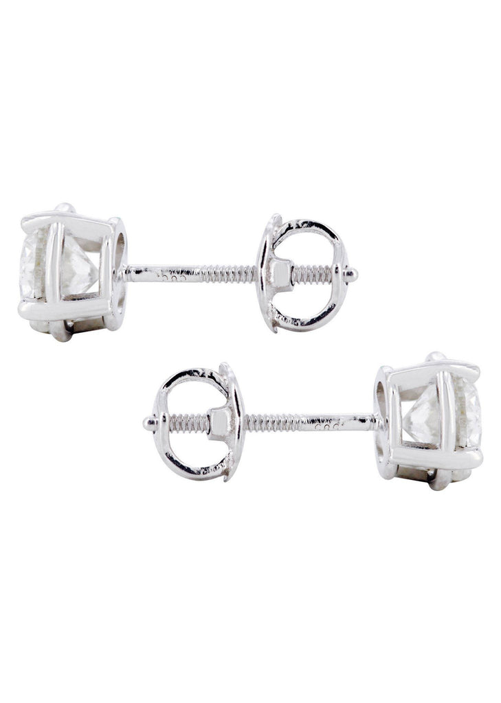 Round Diamond Stud Earrings | 1.1 Carats MEN'S EARRINGS FROST NYC 
