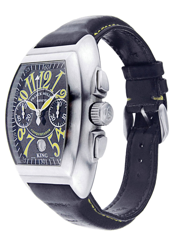 Franck Muller Conquistador Soleil Special Edition | Stainless Steel | 39 Mm High End Watch FrostNYC 
