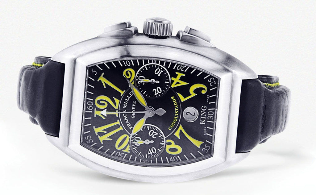 Franck Muller Conquistador Soleil Special Edition | Stainless Steel | 39 Mm High End Watch FrostNYC 