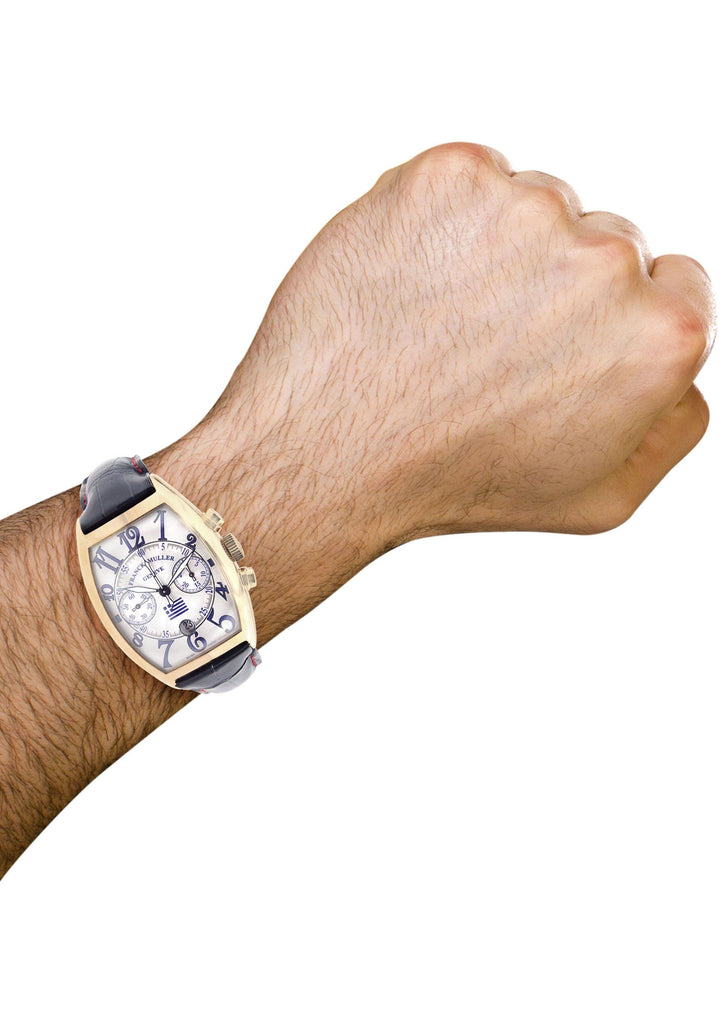 Franck Muller Pride of Greece | Yellow Gold | 40 Mm High End Watch FrostNYC 