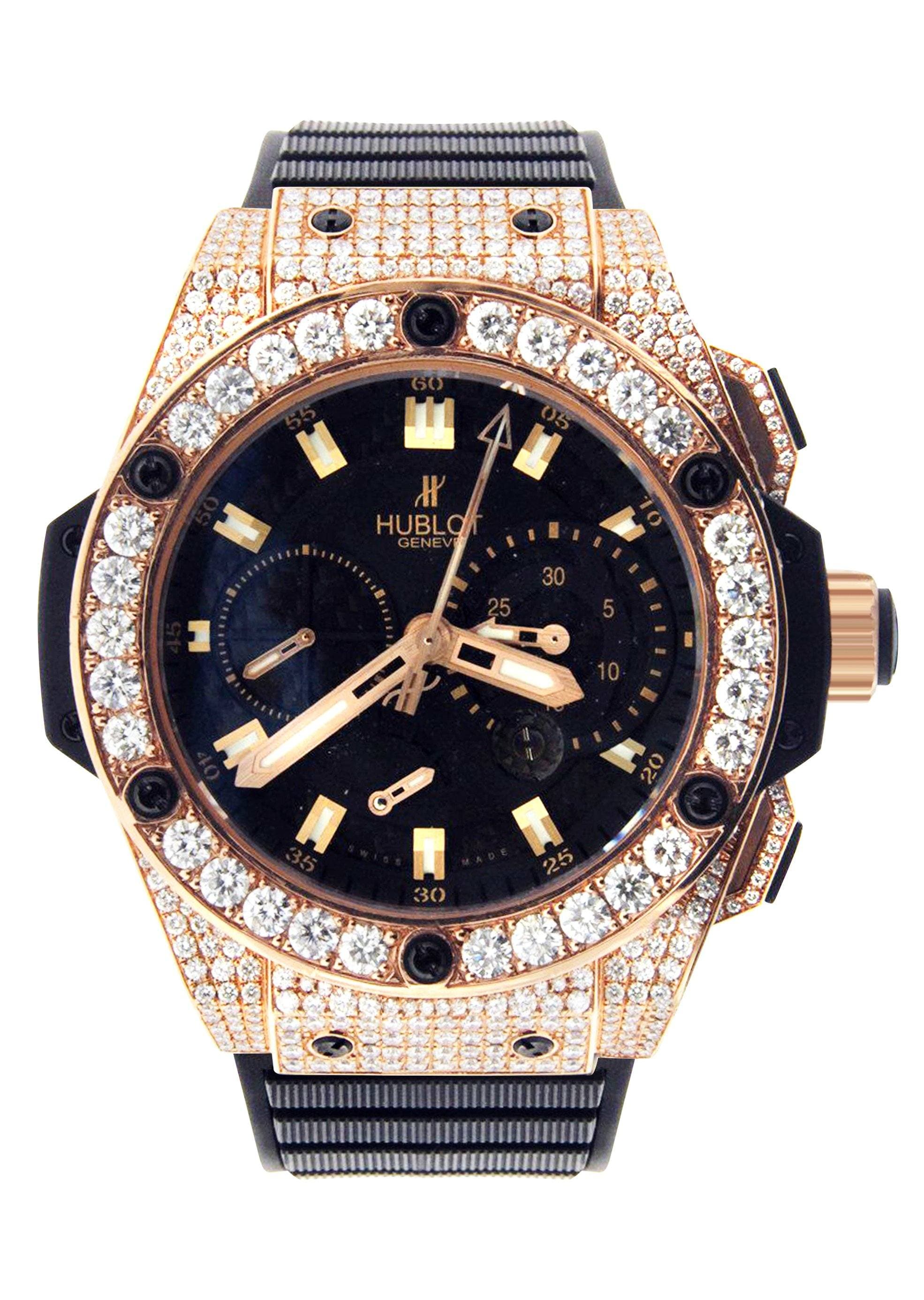 Hublot King Power De Diamantes Oro Rosa