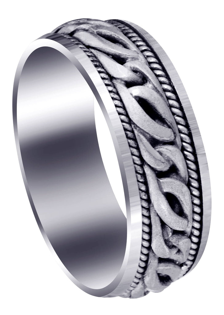 Hand Woven Mens Wedding Band | Satin Finish (Colin) Wedding Band FrostNYC 