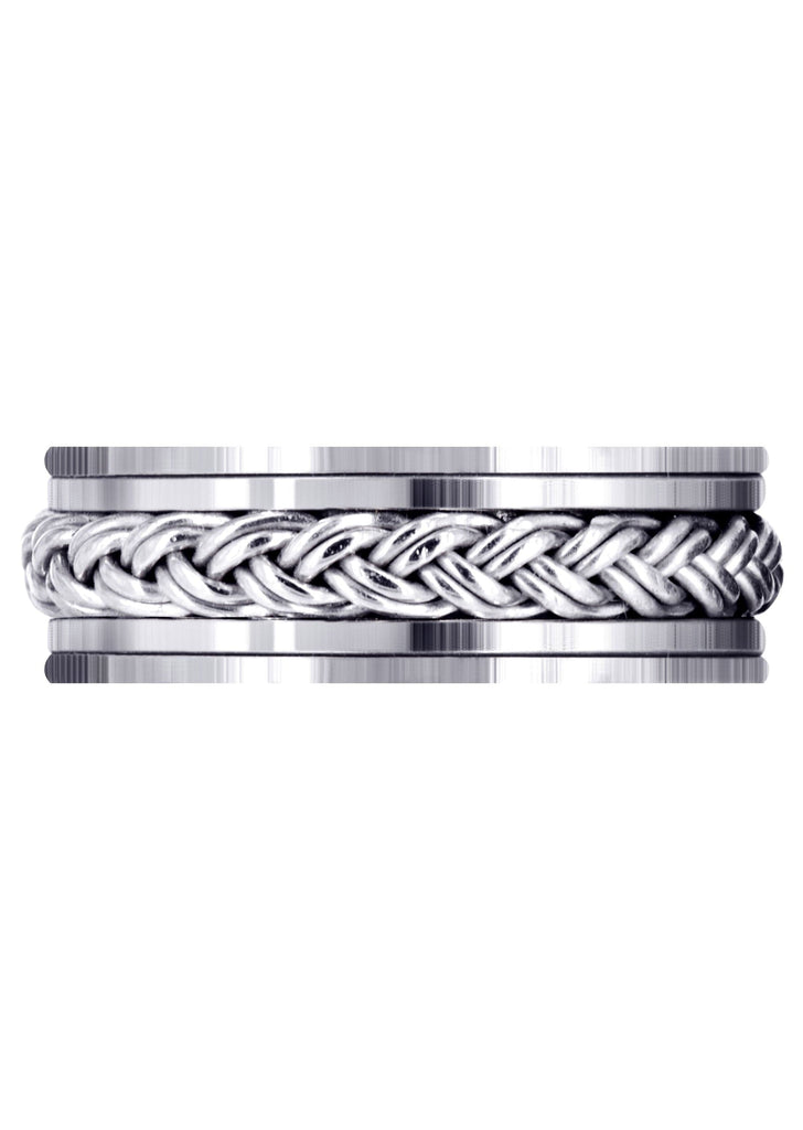 Hand Woven Unique Mens Wedding Band | High Polish Finish (Marcus) Wedding Band FrostNYC 