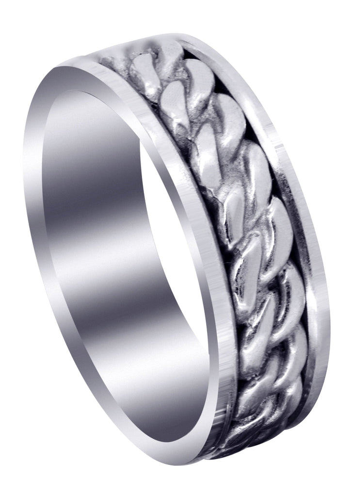 Hand Woven Mens Wedding Band | High Polish Finish (Dean) Wedding Band FROST NYC 