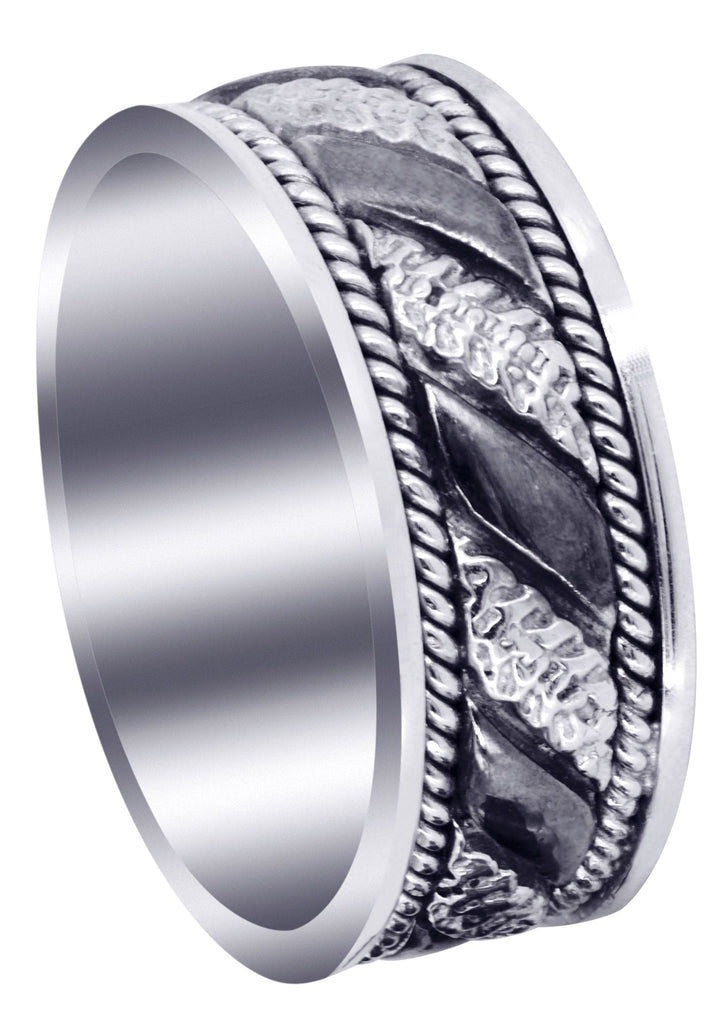 Hand Woven Mens Engagement Ring | High Polish Finish (Jayceon) Wedding Band FROST NYC 