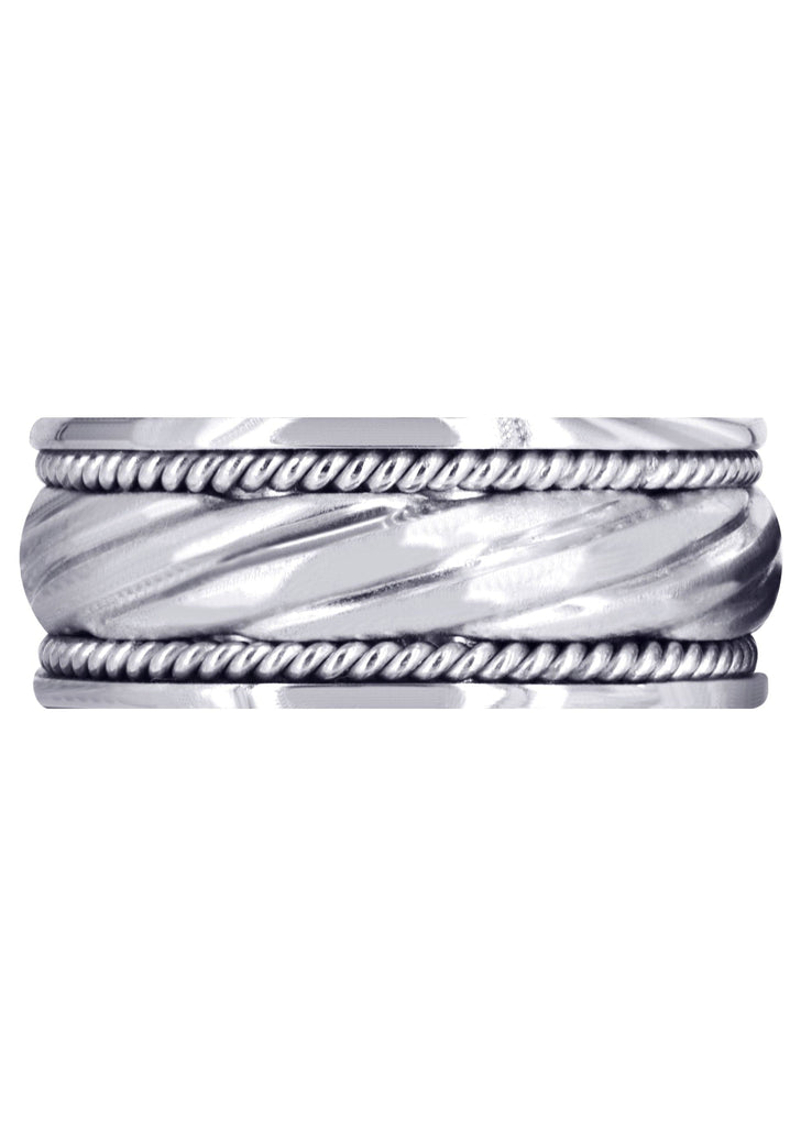 Hand Woven Unique Mens Wedding Band | Satin Finish (Matteo) Wedding Band FrostNYC 