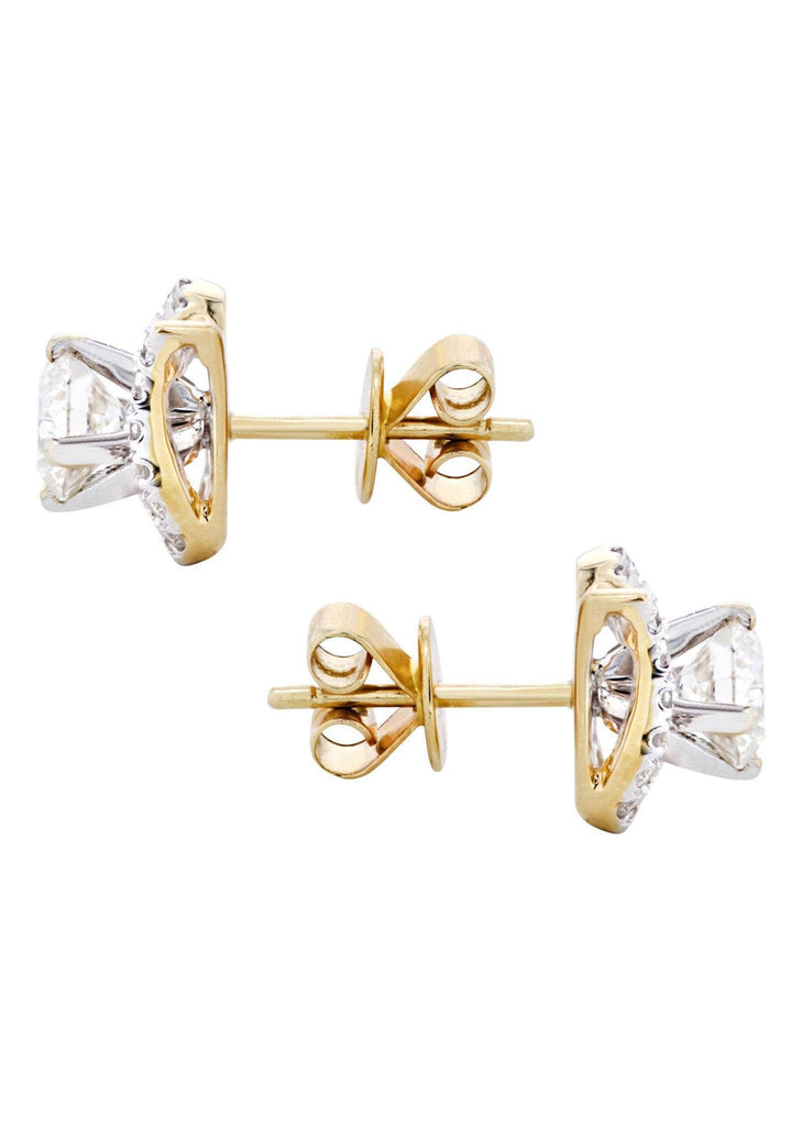 Round Diamond Stud Earrings | 1.64 Carats MEN'S EARRINGS FROST NYC 