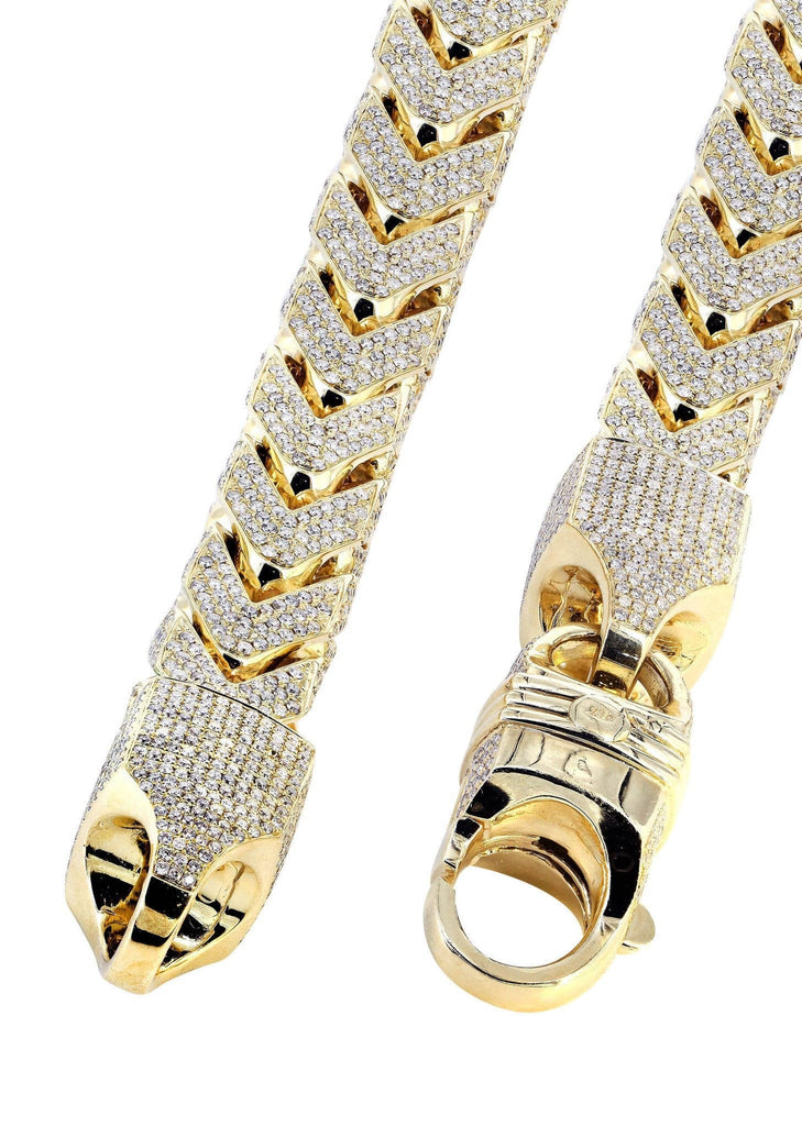 Iced Out Franco Chain | 112.8 Carats | 15 Mm Width | 32 Inch Length MEN'S CHAINS FROST NYC 