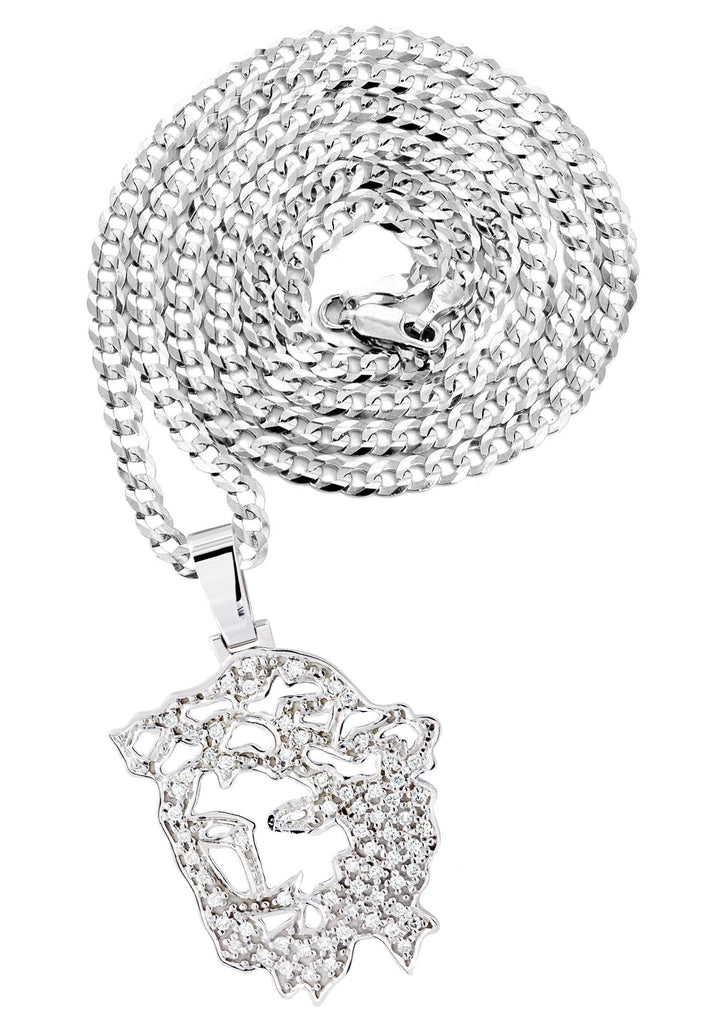 Collane e pendagli con diamanti in argento sterling sul Gesù | Acquisti Online su Collane e pendagli con diamanti in argento sterling sul Gesù | Acquisti Online su
