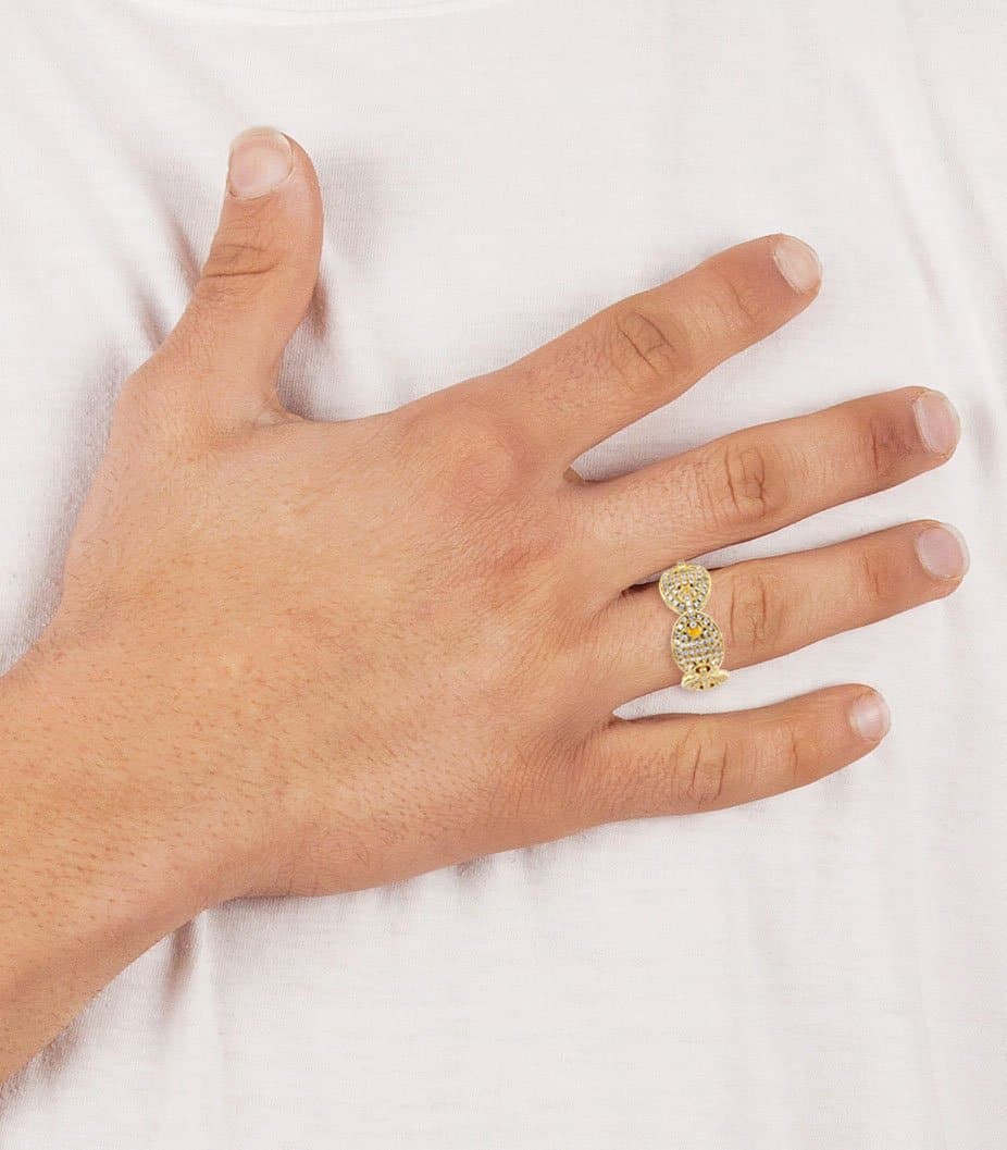 Wedding Ring Gucci Pinky Ring Mens Gucci Blind For Love 5mm