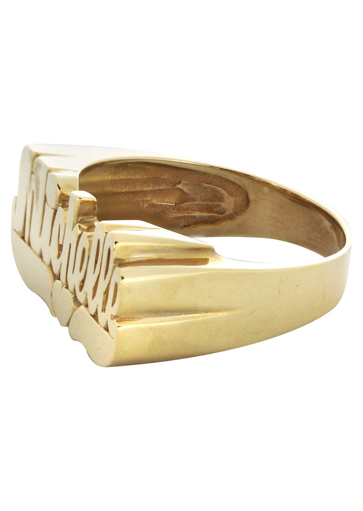 14K Cursive Gold Name Ring | Appx. 5.3 Grams – FrostNYC
