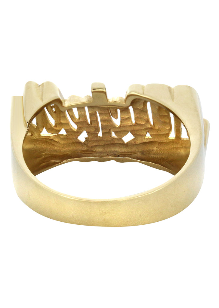 14K Cursive Gold Name Ring | Appx. 5.3 Grams – FrostNYC