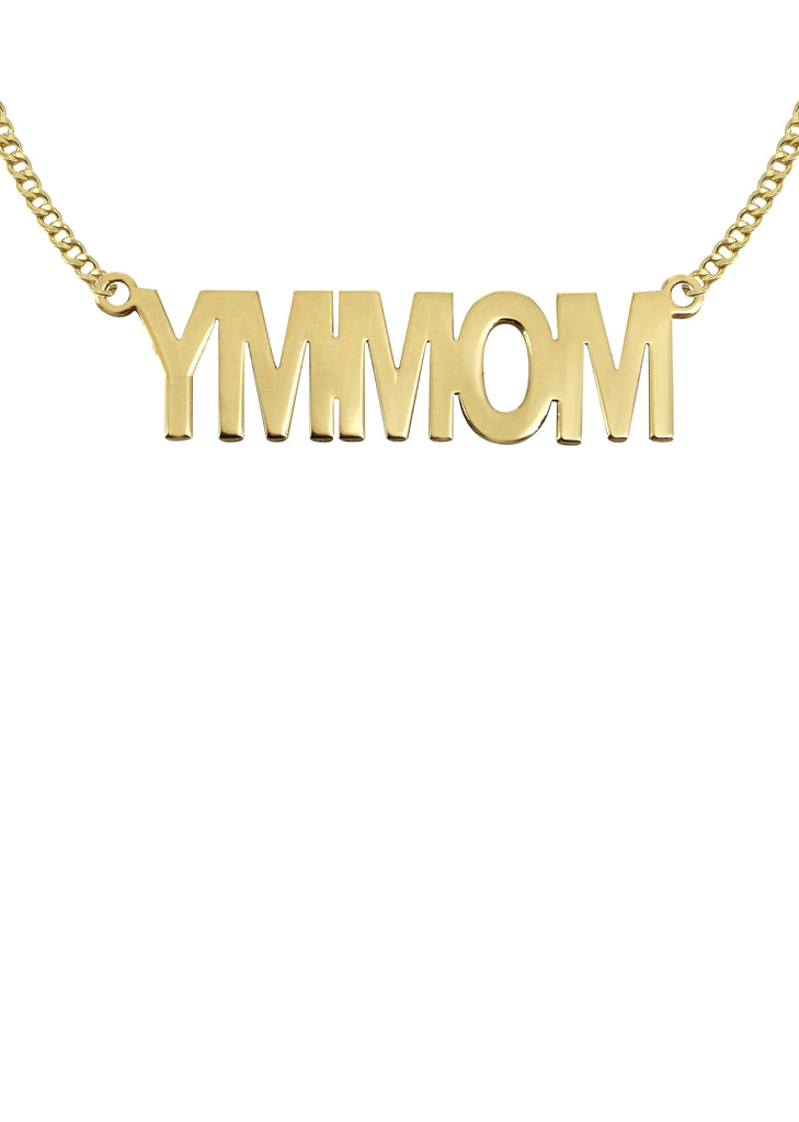 14K Ladies mommy Name Plate Necklace | Appx. 6.1 Grams Name Plate Manufacturer 16 