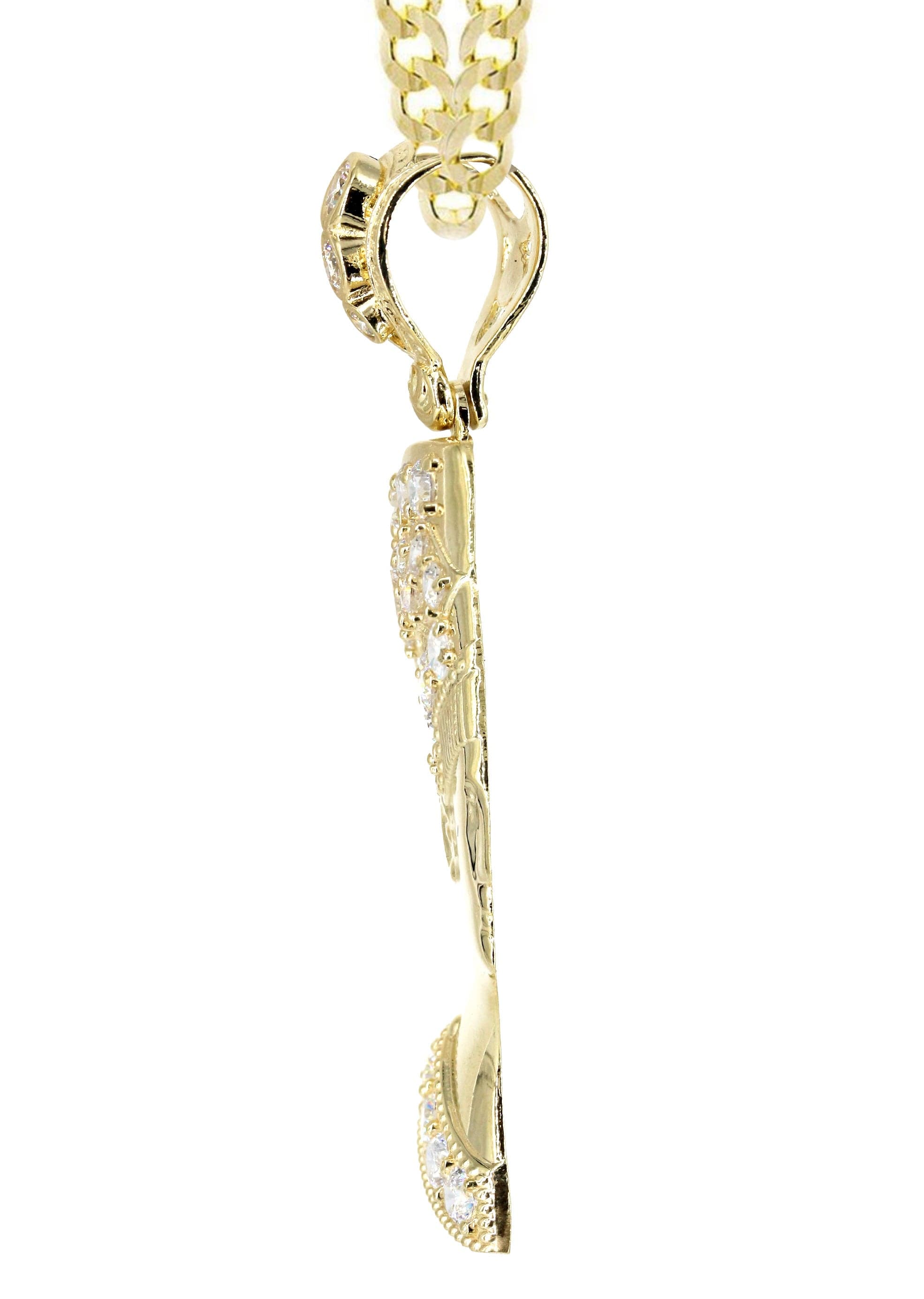 10K Yellow Gold Nefertiti Necklace | Appx. 20.7 Grams