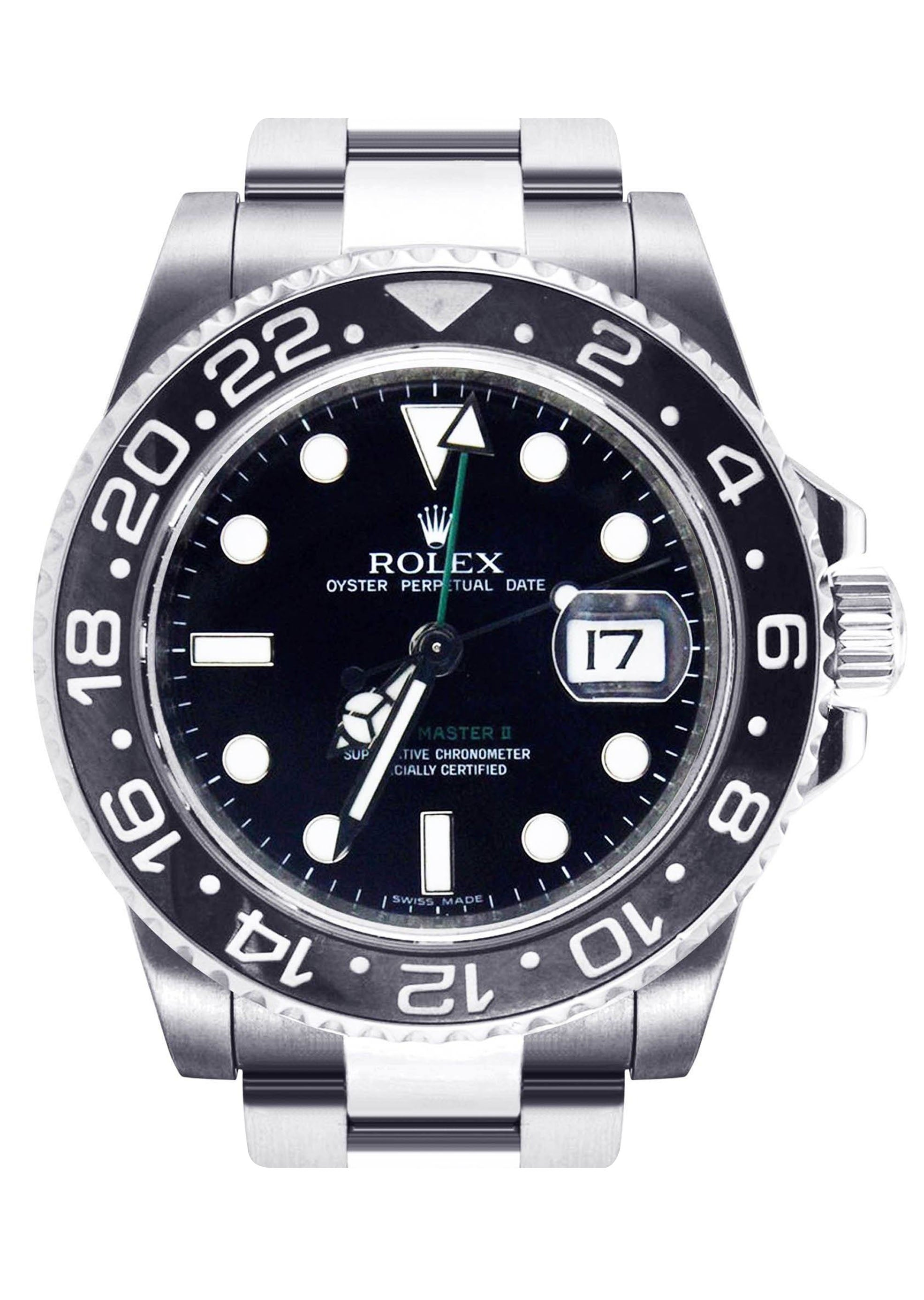 Rolex Gmt-Master Baja Tahan Karat 40 Mm