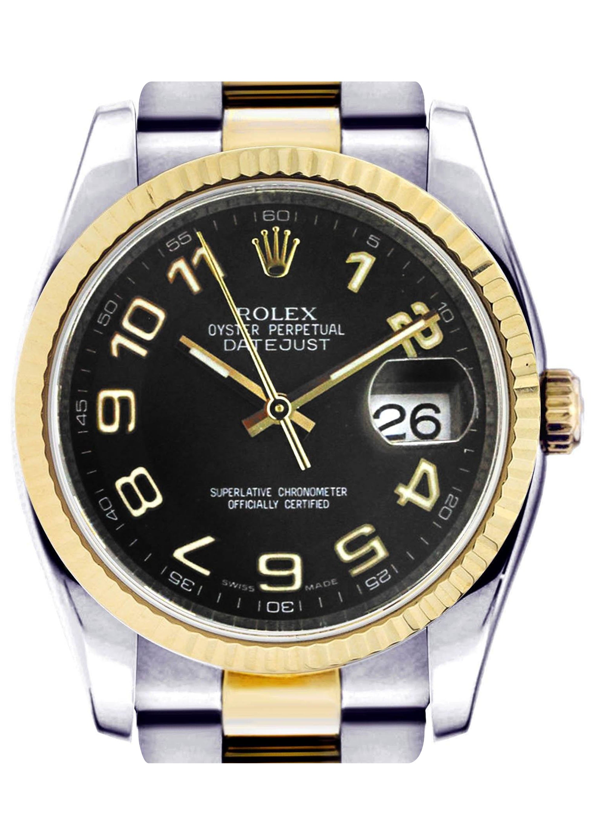 Rolex Datejust Yellow Gold 36 Mm