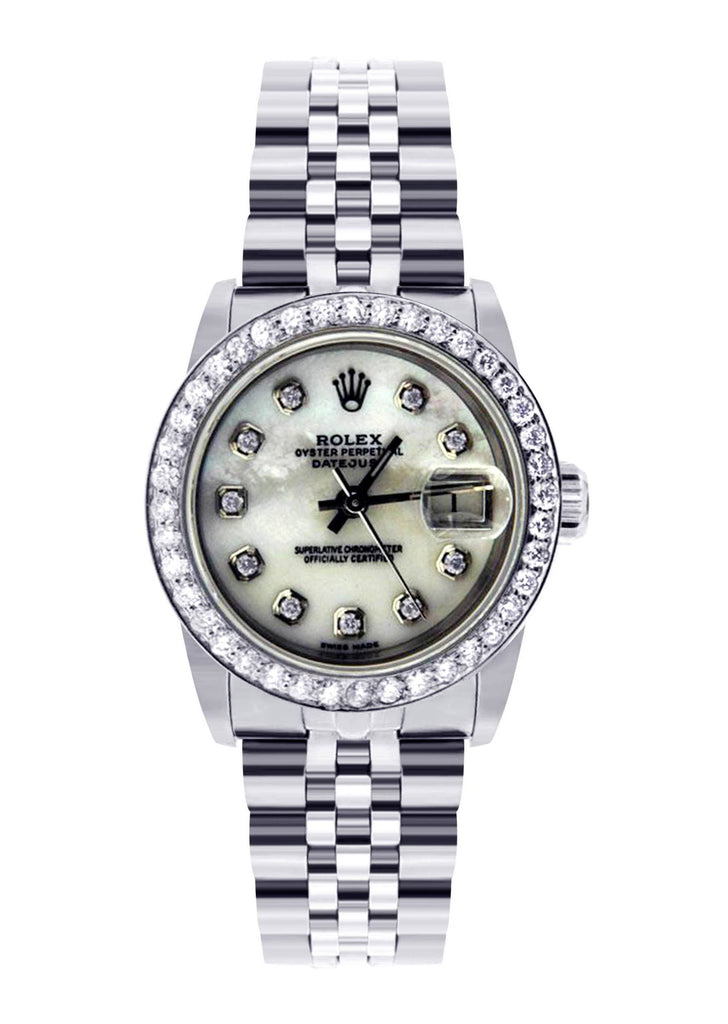 Rolex Datejust Watch For Women | Stainless Steel Women High Watch FrostNYC 