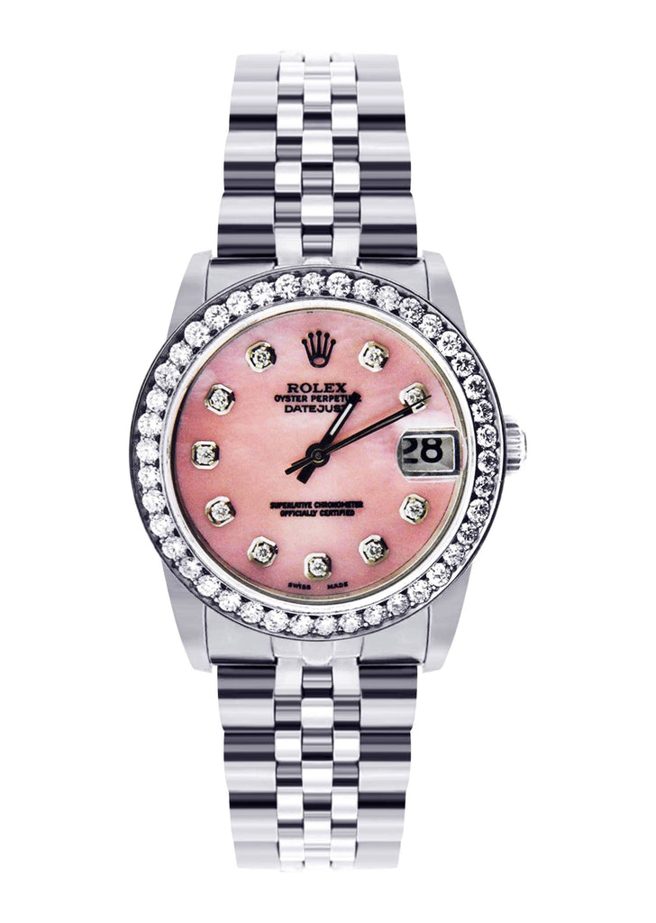 Rolex Datejust Watch For Women | Stainless Women High Watch FrostNYC 
