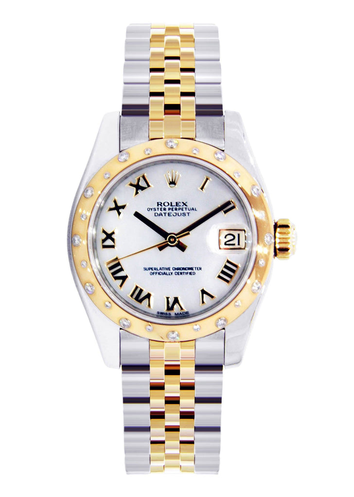 Rolex Datejust Watch For Women | Two Tone | 31 Mm Women High Watch FrostNYC 